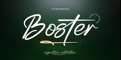 Boster Font Poster 1