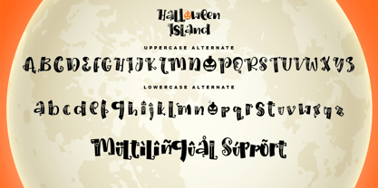 Halloween Island Font Poster 8