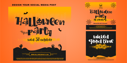 Halloween Island Font Poster 5
