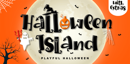 Halloween Island Font Poster 1
