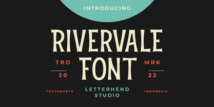 Rivervale Font Poster 1