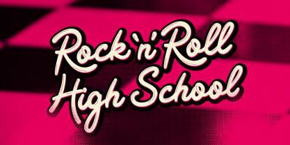 Rockabilly Romance Font Poster 4