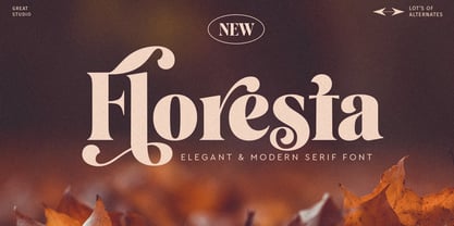 Floresta Font Poster 2