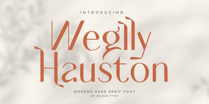 Weglly Hauston Font Poster 1