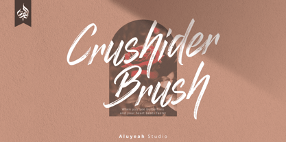 Al Crushider Font Poster 1
