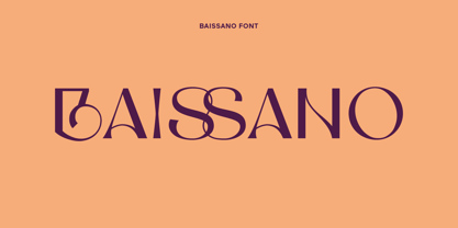 Baissano Font Poster 1
