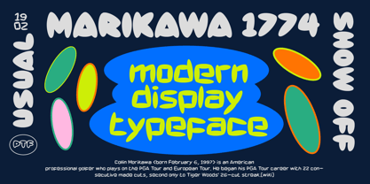 Power Display Font Poster 2