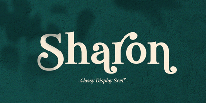 Sharon Font Poster 1