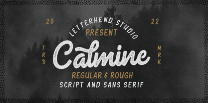 Calmine Font Duo Font Poster 1