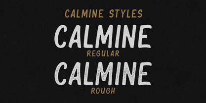 Calmine Font Duo Font Poster 2