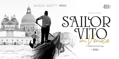 Sailor Vito Font Poster 1
