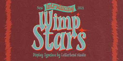 Wimp Stars Font Poster 1