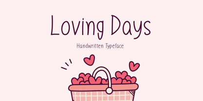 Loving Days Font Poster 1