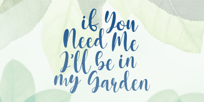 Fresh Garden Font Poster 5