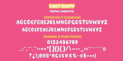 Laout Beauty Font Poster 11
