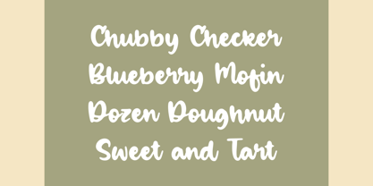 Baked Almond Font Poster 2