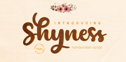 Shyness Font Poster 1