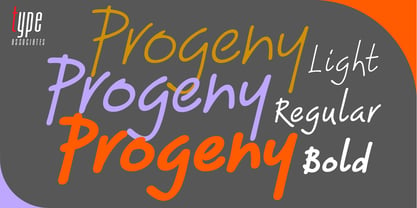Progeny Font Poster 1