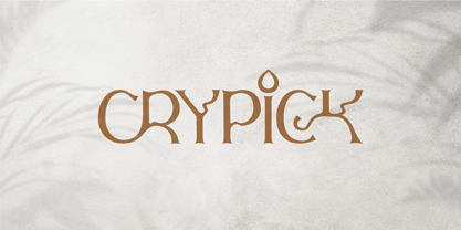 Crypick Font Poster 1