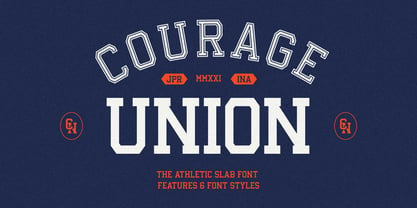 Courage Union Font Poster 1
