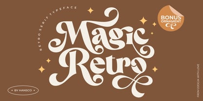 Magic Retro Font Poster 1
