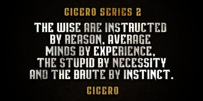 Cicero Series 2 Fuente Póster 5