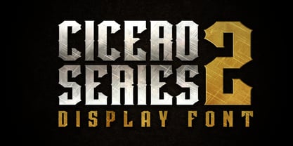 Cicero Series 2 Font Poster 1