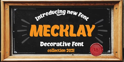 Mecklay Font Poster 1