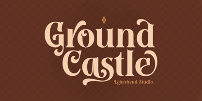 Ground Castle Font Poster 1