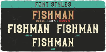 Fishman Font Poster 4
