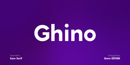 Ghino Font Poster 1