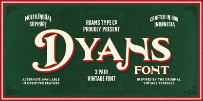 RT Dyans Font Poster 1