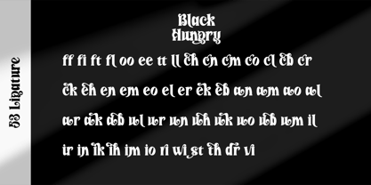 Black Hungry Fuente Póster 9