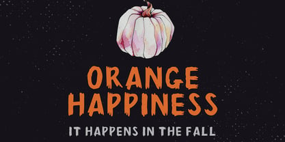 Pumpkin Magic Font Poster 4
