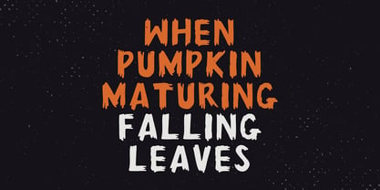 Pumpkin Magic Font Poster 3