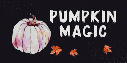 Pumpkin Magic Font Poster 1