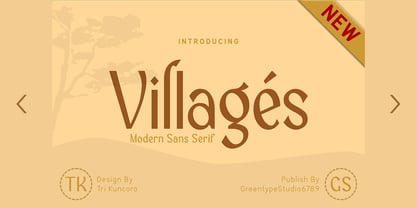 Villages Font Poster 1