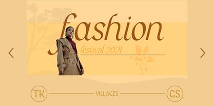 Villages Font Poster 3