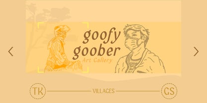 Villages Font Poster 6