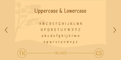 Villages Font Poster 9