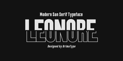 Leonore Font Poster 1