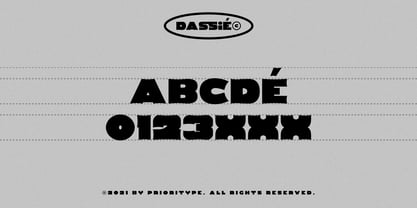 Dassie Font Poster 12