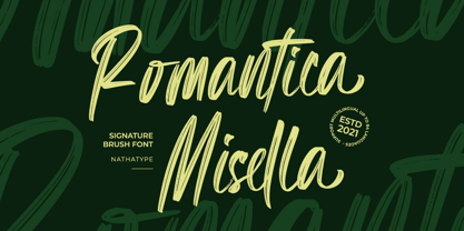 Romantica Misella Font Poster 1