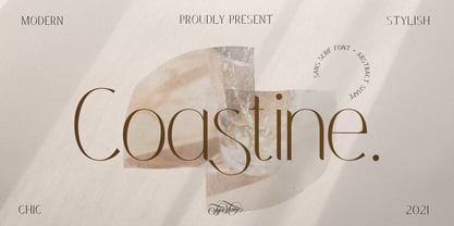 Coastine Font Poster 1