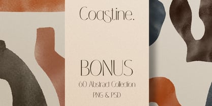 Coastine Font Poster 10