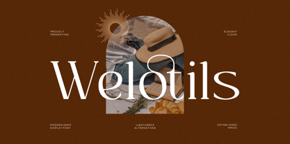 Welotils Font Poster 1