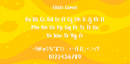 Little Comet Font Poster 11