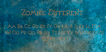 Zombie Font Poster 7