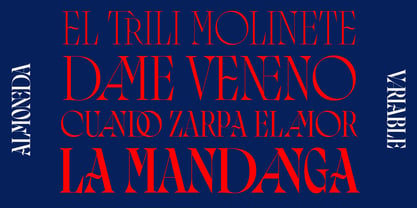 Almoneda Font Poster 10