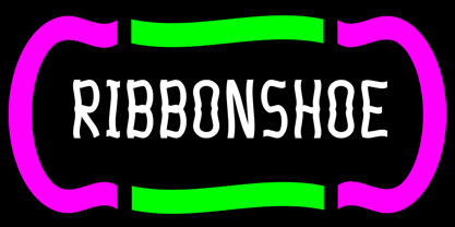 Ribbonshoe Font Poster 1